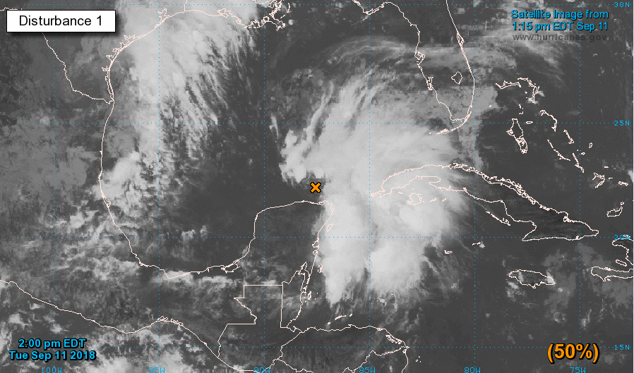 60 Percent Chance Gulf Disturbance Turns Into Tropical System