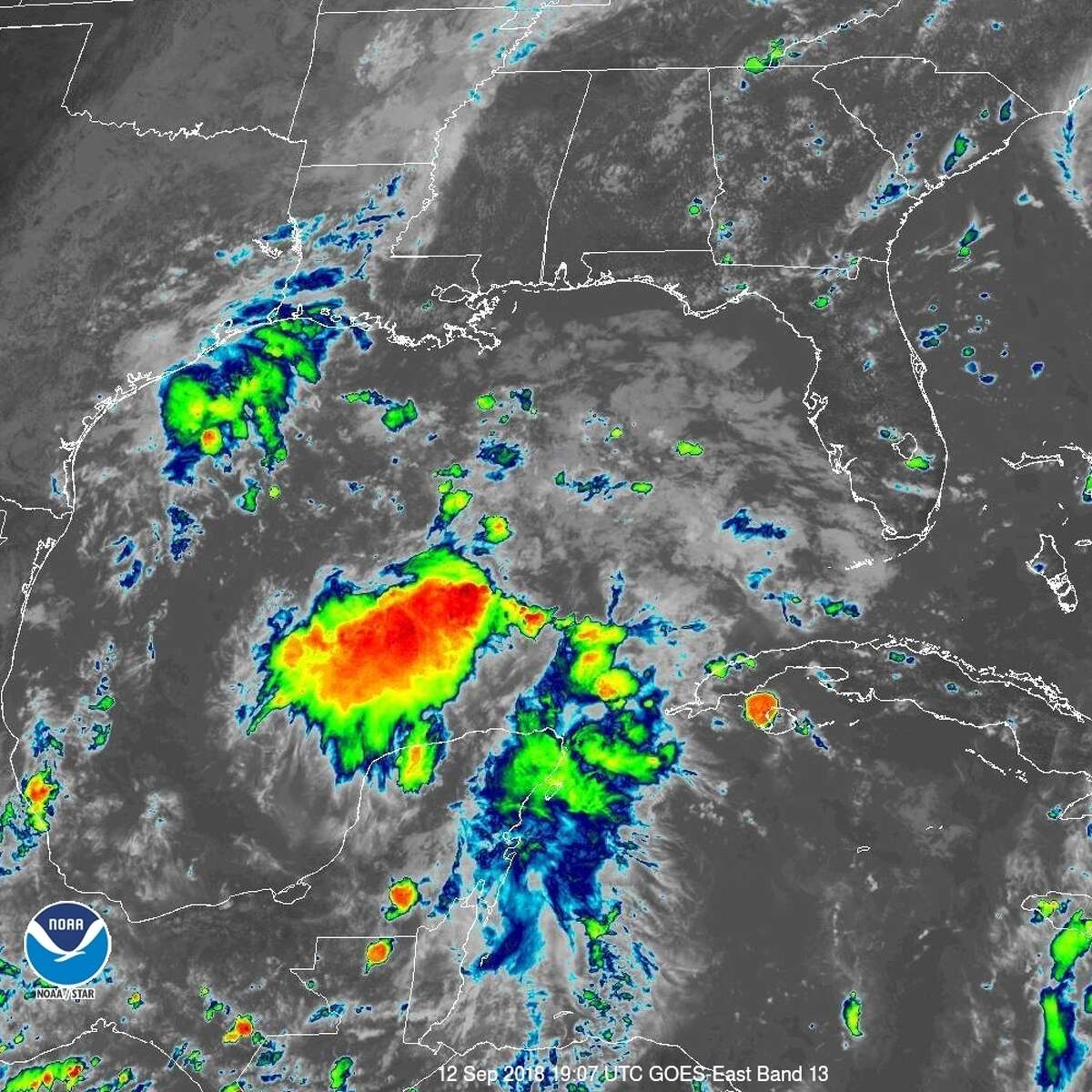 Tracking Invest 95L as it nears the Gulf of Mexico