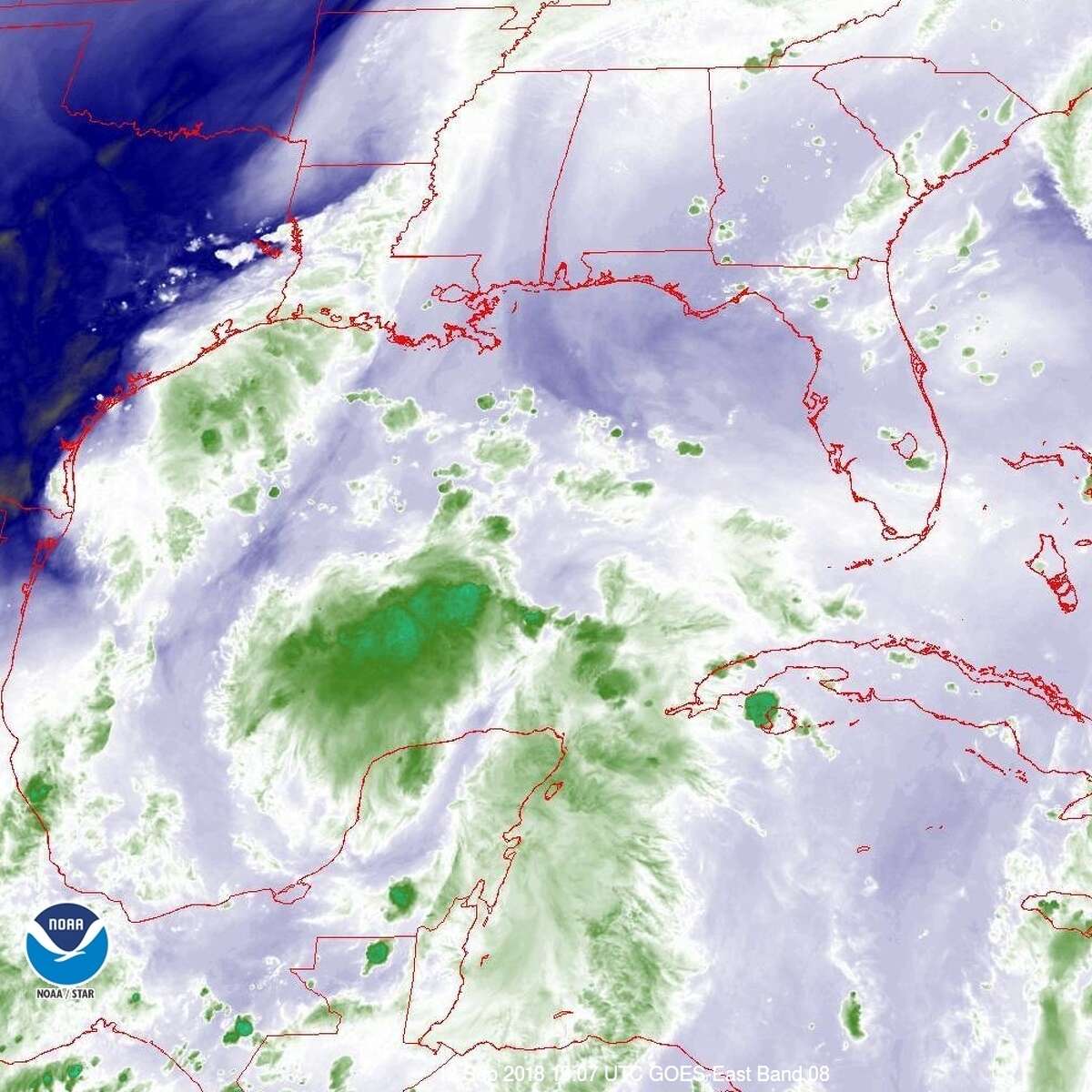 Tracking Invest 95L as it nears the Gulf of Mexico