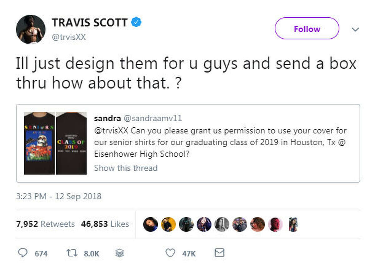 Instead of giving permission, Scott did one better an offered to create the shirts himself.