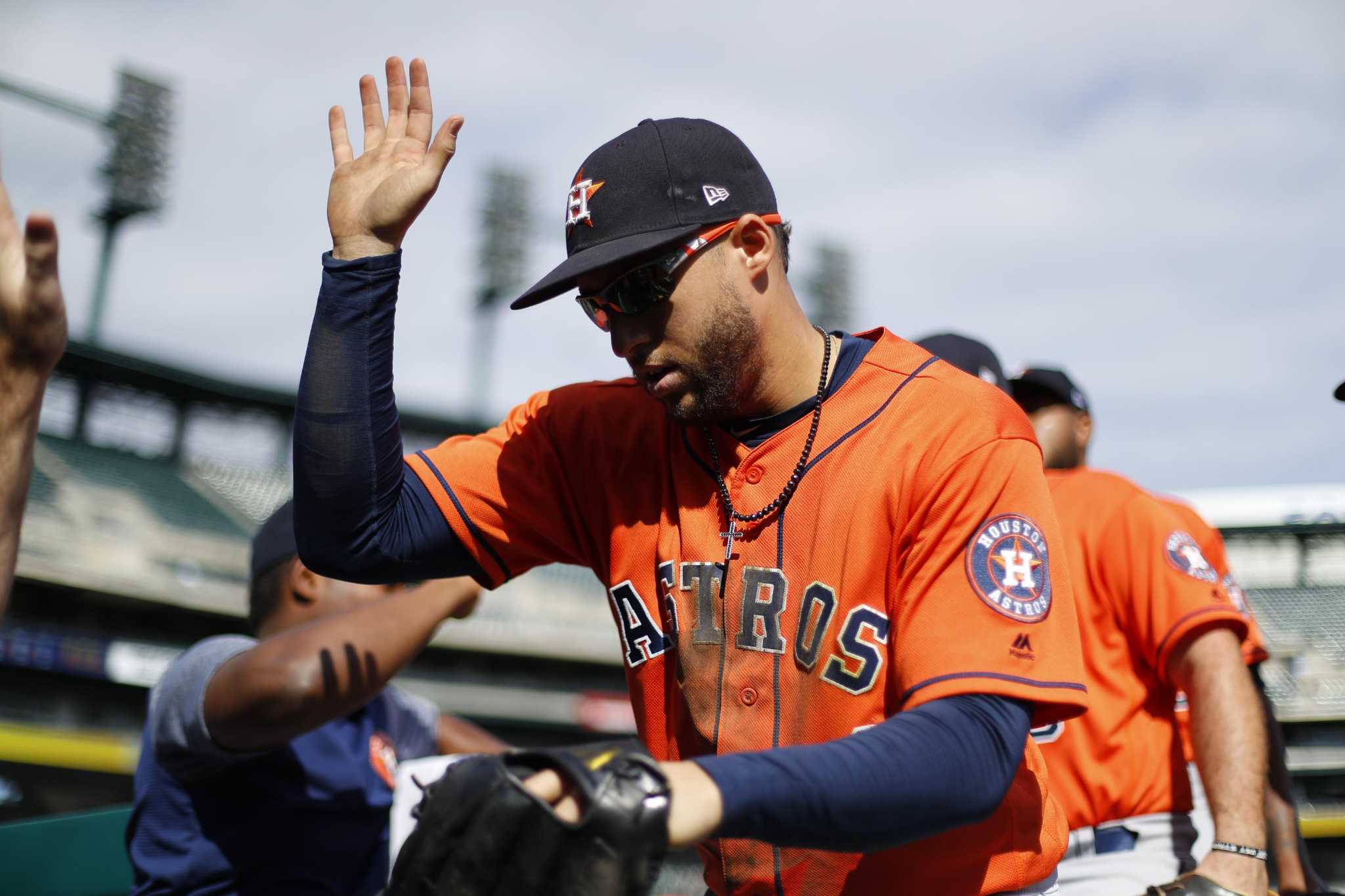 George Springer on his tying home run and the job of the Astros