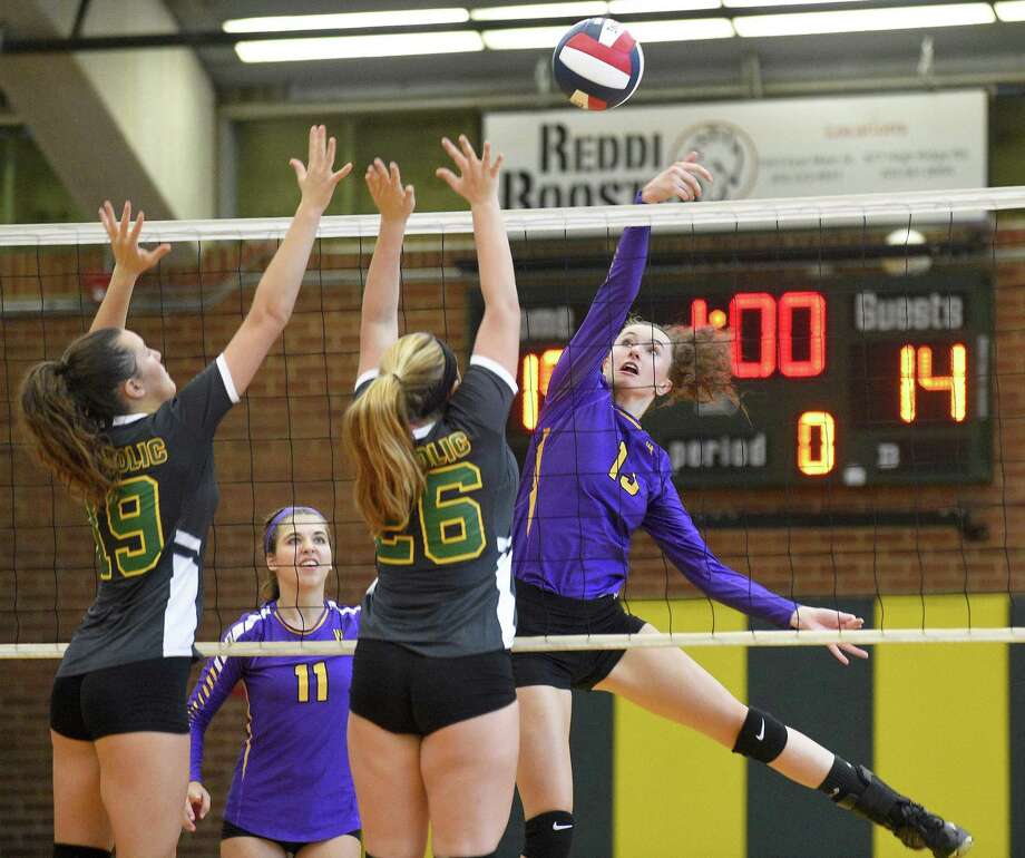 ladies volleyball match