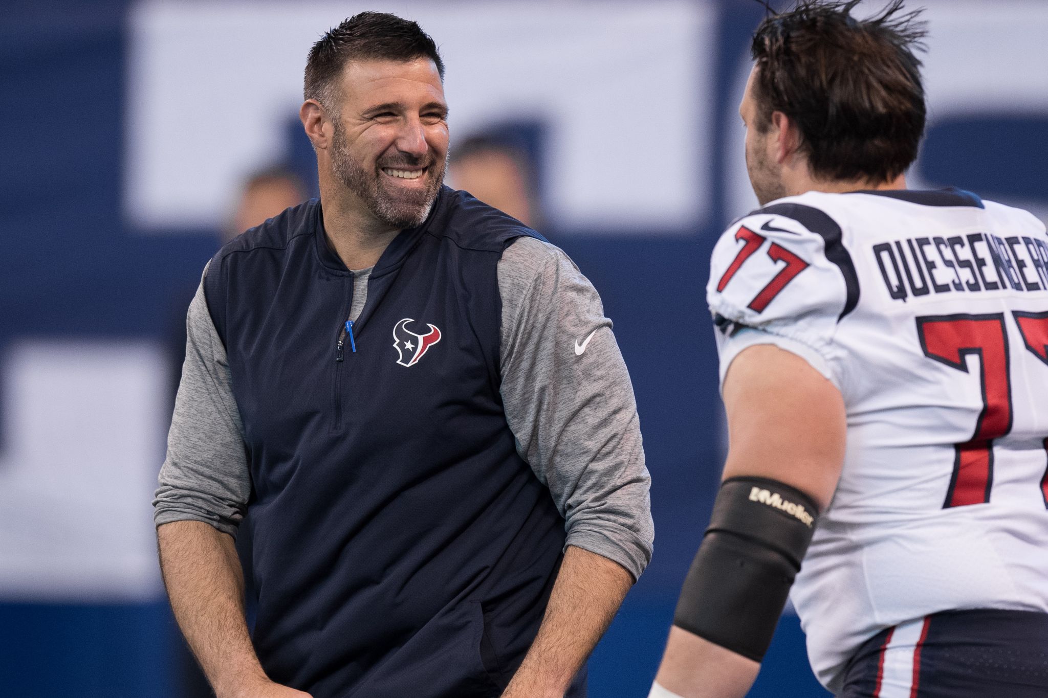 How cancer survivor David Quessenberry found perfect fit with Mike Vrabel,  Titans for career renaissance