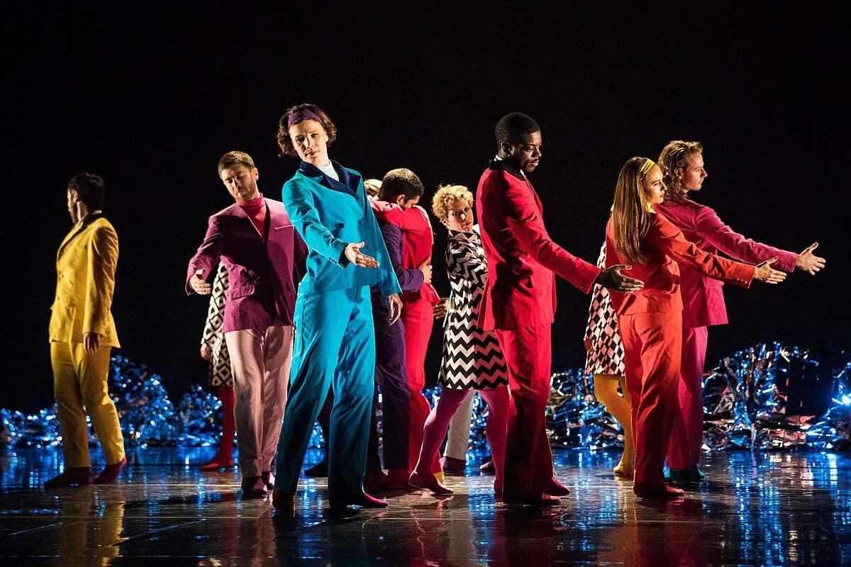 Dancers in Mark Morris' "Pepperland" with costumes designed by Elizabeth Kurtzman