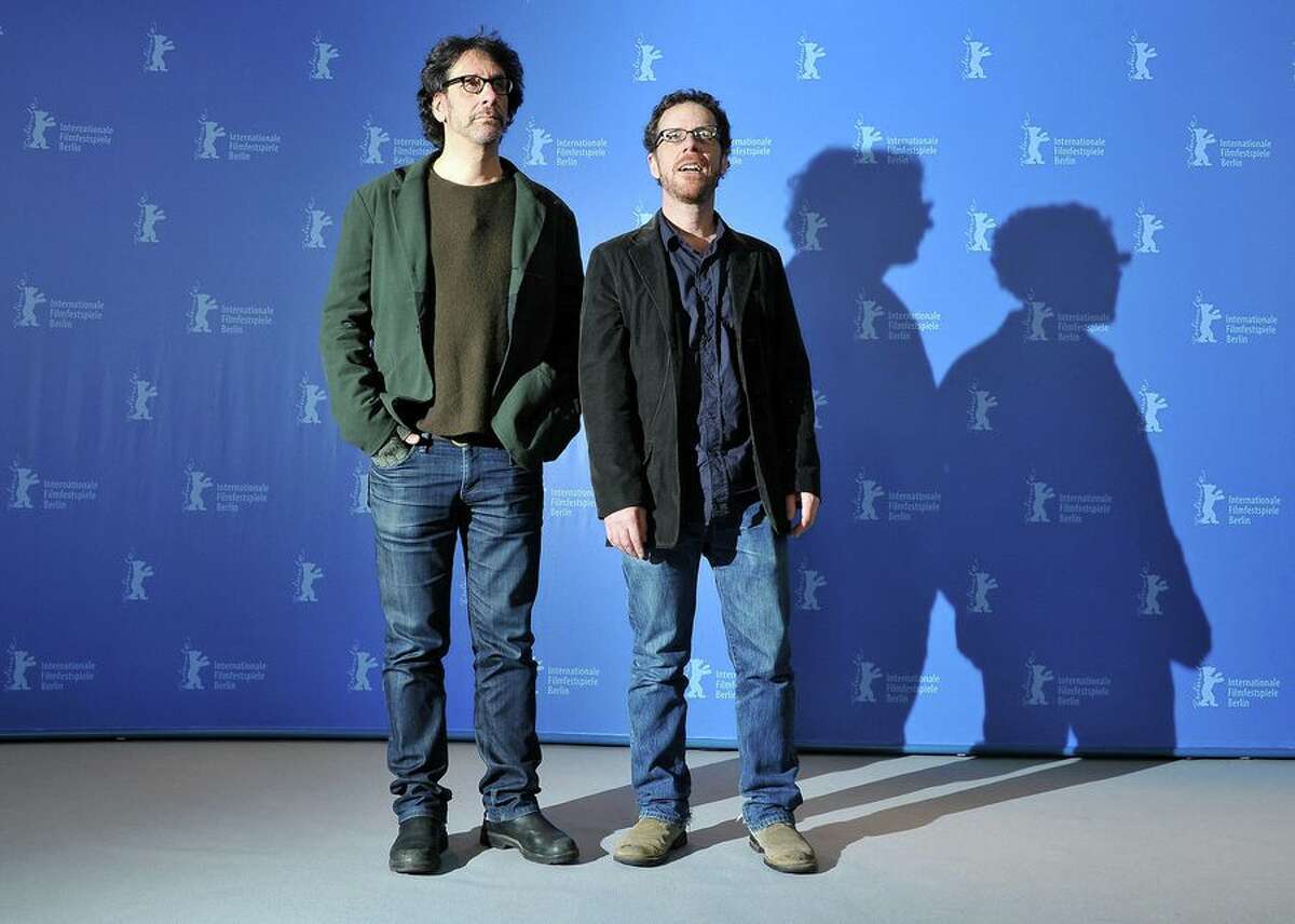 FILE - Joel and Ethan Coen are seen at an appearance for "The Ballad of Buster Scruggs." The filmmaking duo are also known for directing "Fargo," the film adaption of Cormac McCarthy's "No Country for Old Men," "The Big Lebowski" and the recent "Hail Caesar!"