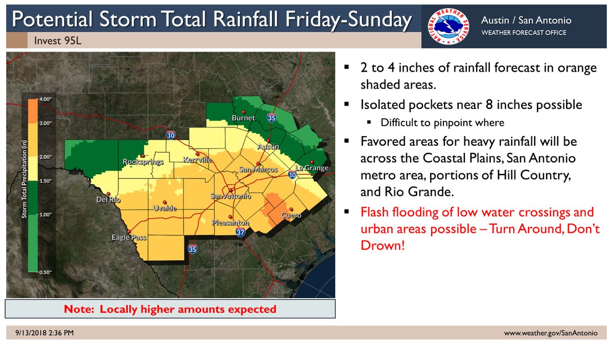 Flash flood watch issued ahead of weekend storm that could lead to ...