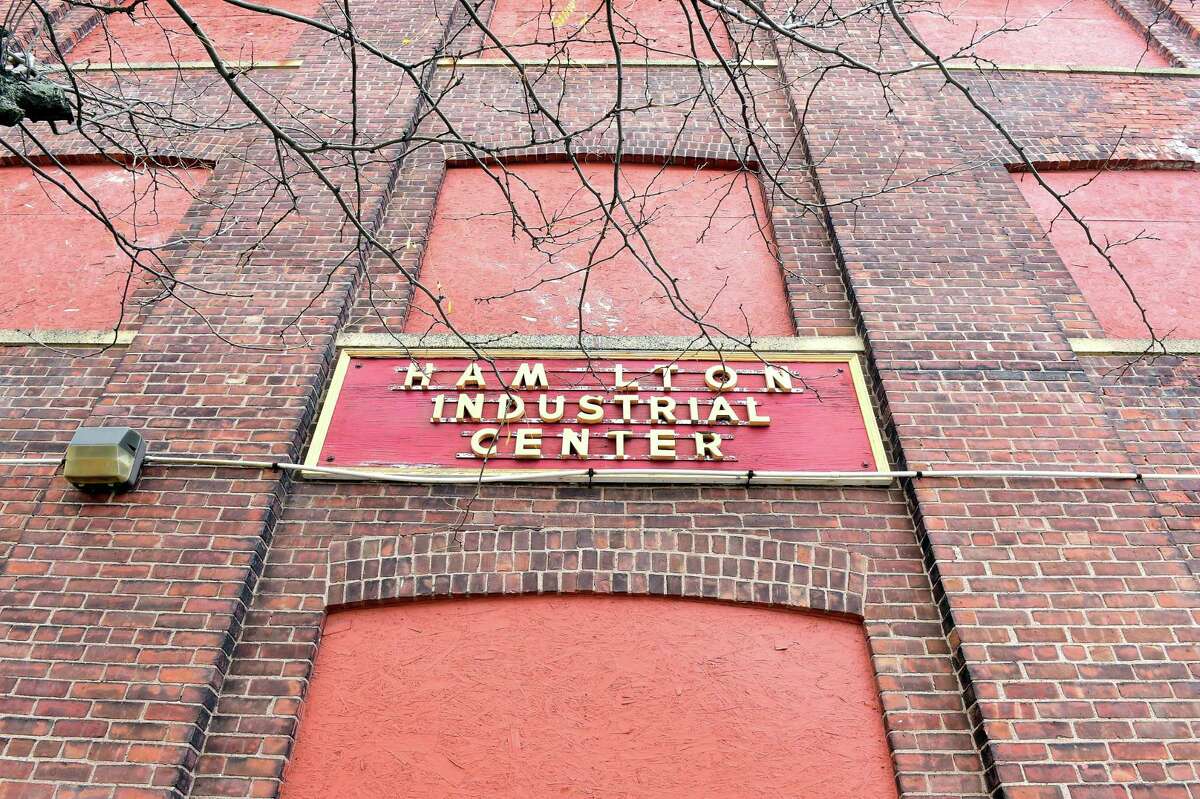 The site of an old clock factory on Hamilton Street in New Haven.