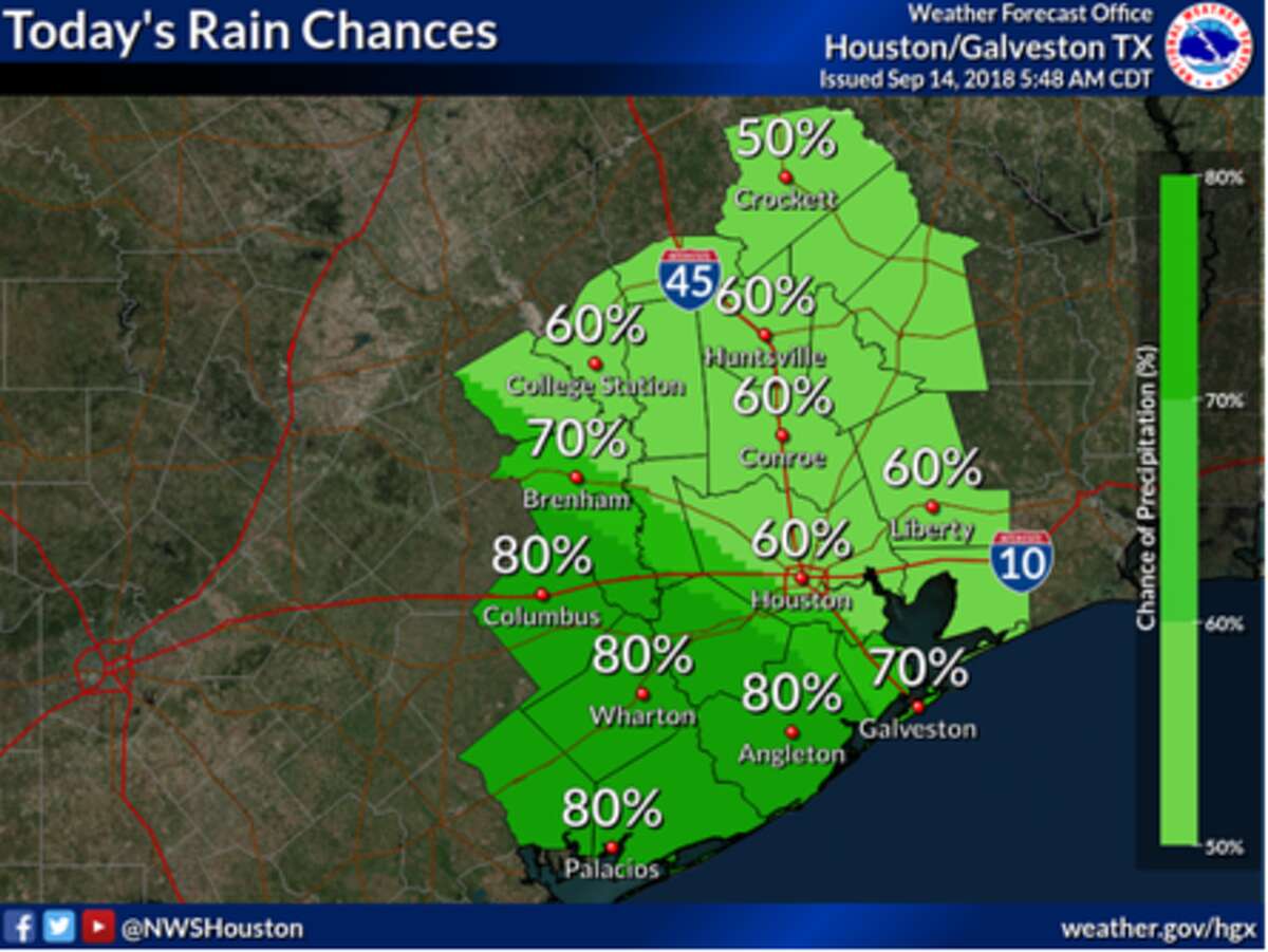 Storm floods Galveston in one of the city's wettest Septembers on record
