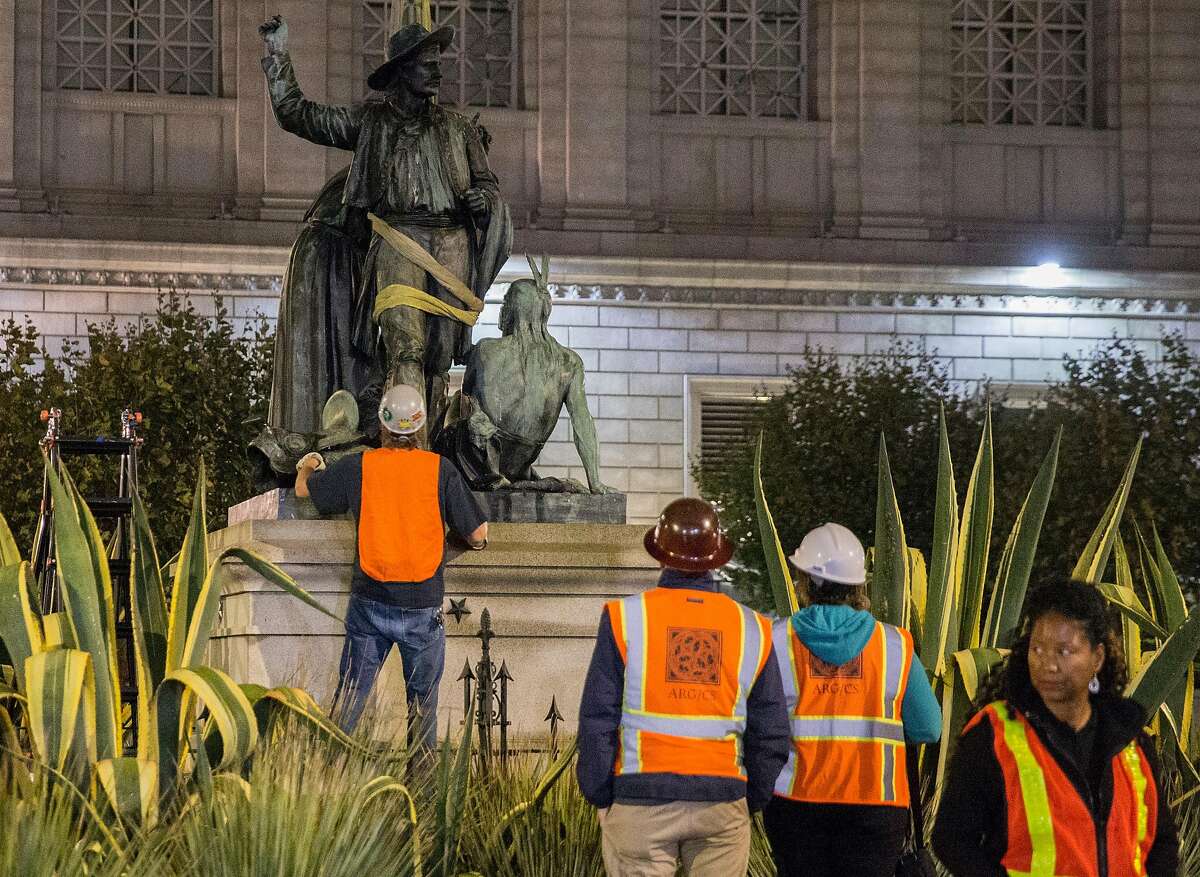 SF’s controversial ‘Early Days’ statue taken down before sunrise