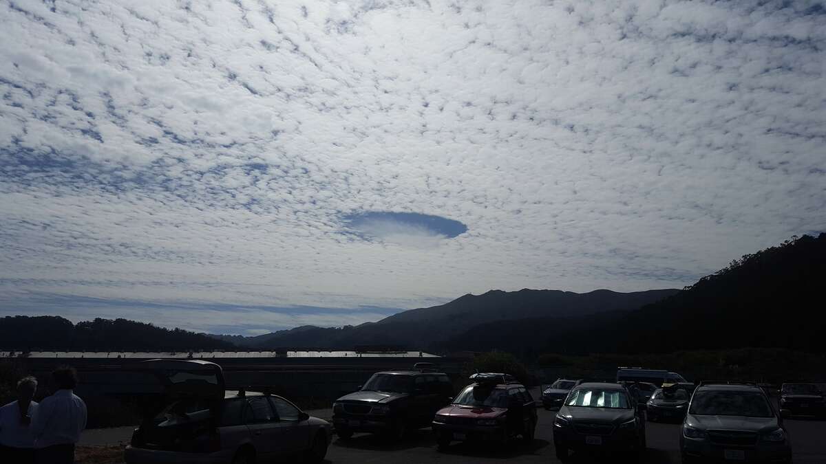 Amazing 'hole punch' phenomenon spotted in clouds over Bay Area