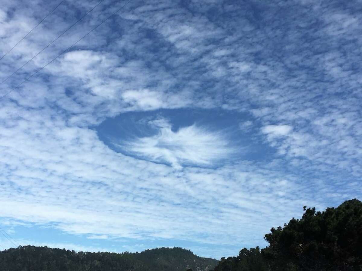 Amazing 'hole punch' phenomenon spotted in clouds over Bay Area