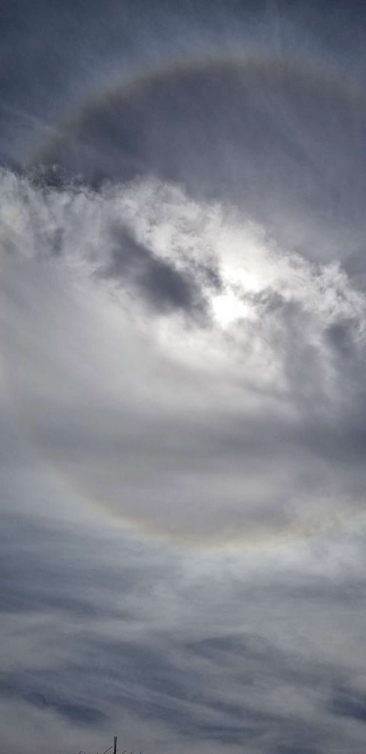 Amazing 'hole punch' phenomenon spotted in clouds over Bay Area