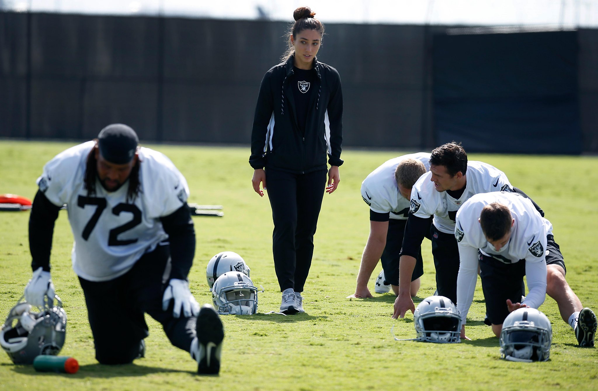 Kelsey Martinez blazing trails as Raiders' first female coach
