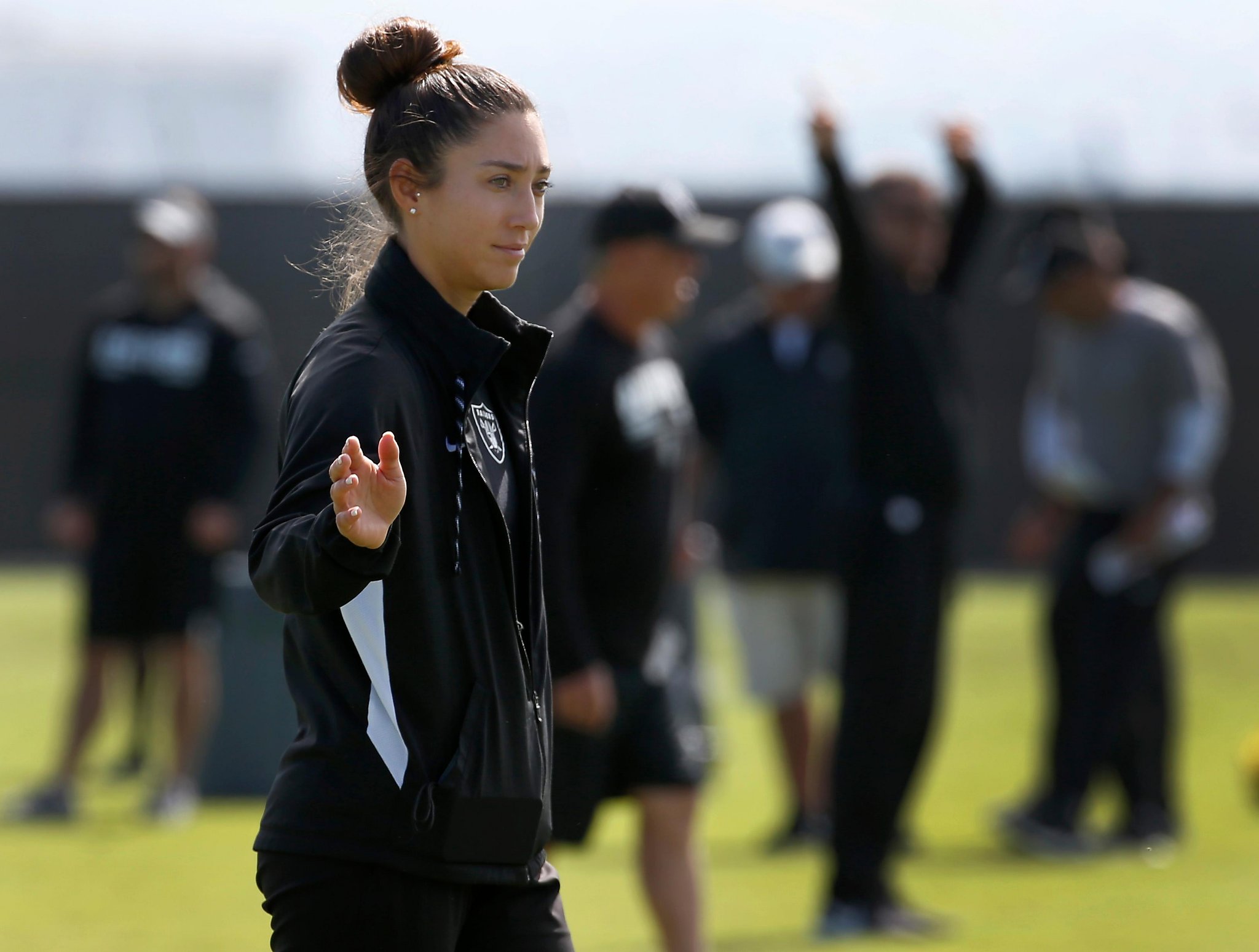 Kelsey Martinez blazing trails as Raiders' first female coach