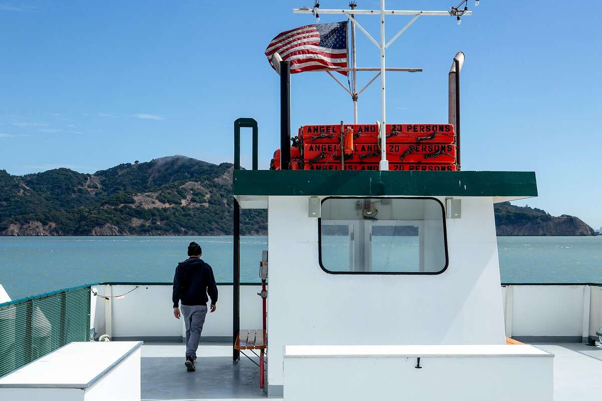 Sam McDonogh at the Angel Island ferry, Friday, Sept. 14, 2018, in Tiburon, Calif. McDonogh is part of the family business Angel Island - Tiburon Ferry.