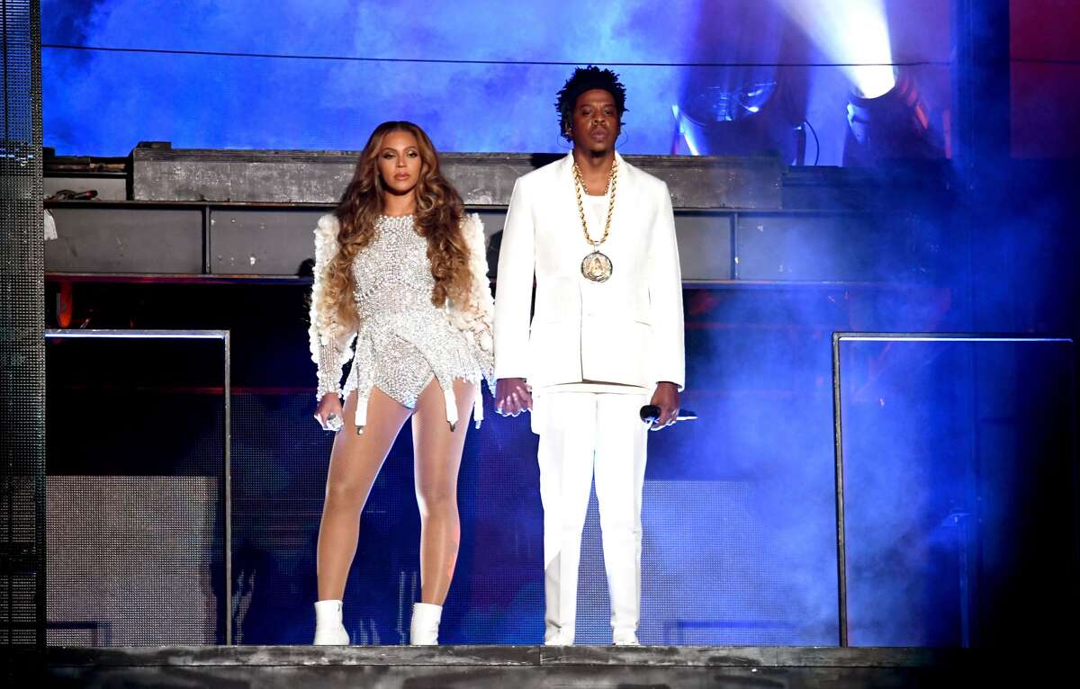 The Carters - Beyoncé and Jay-Z - go on the run in Houston