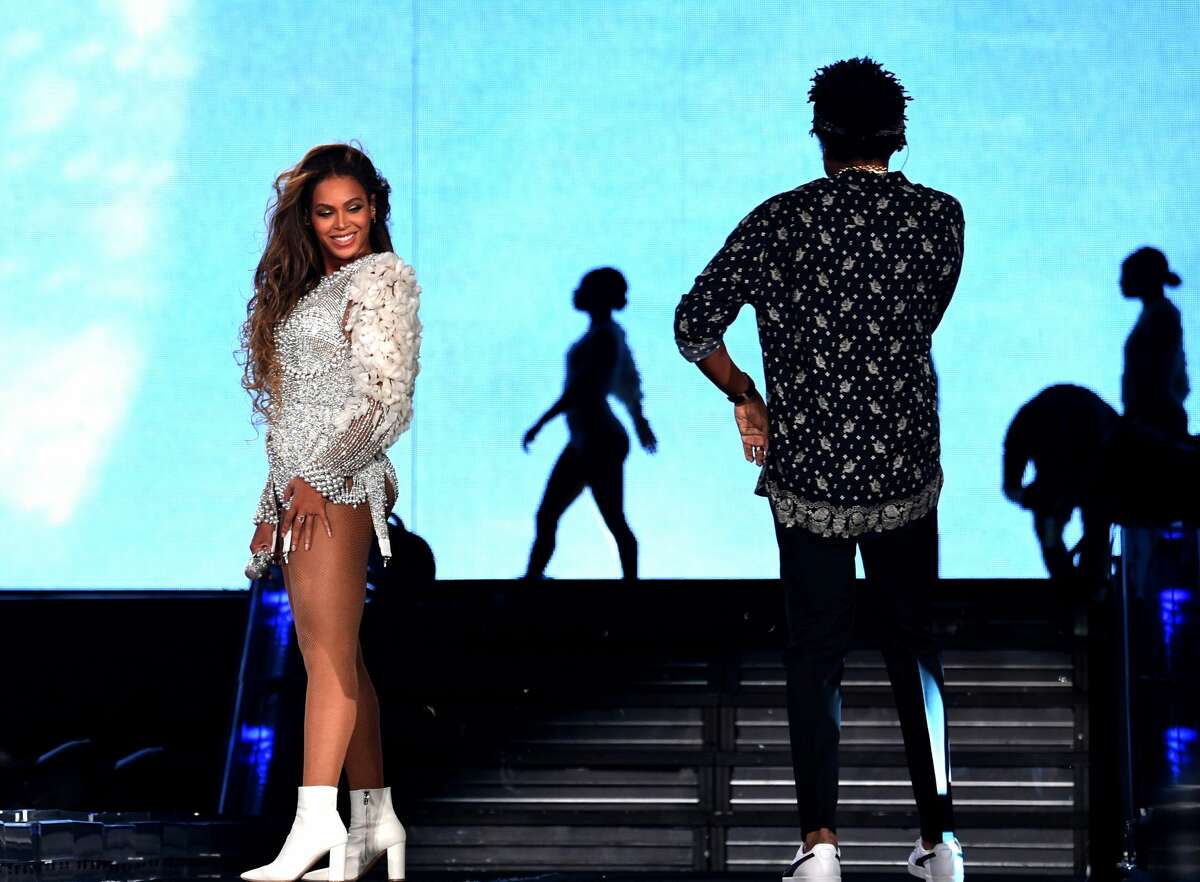 The Carters - Beyoncé and Jay-Z - go on the run in Houston