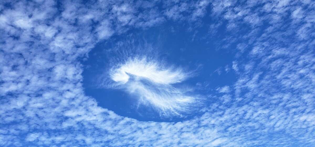 Amazing 'hole punch' phenomenon spotted in clouds over Bay Area