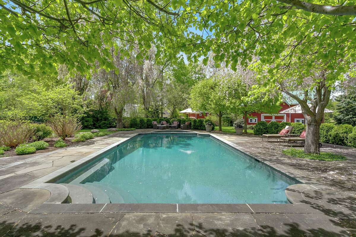 heated gunite pool