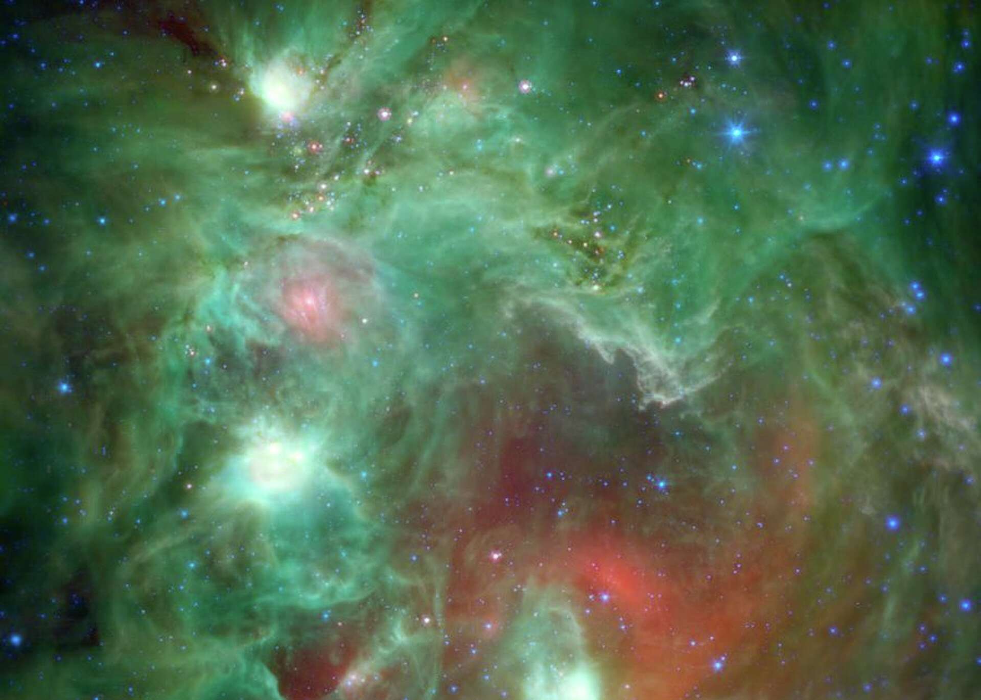 NASA's retiring Spitzer telescope snaps wild last view of Tarantula Nebula, image size:1920x1370