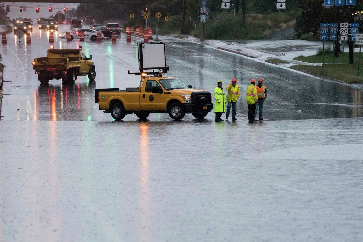 Inches of rain fall but flooding fears recede in Albany area