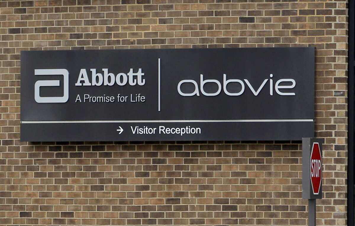 FILE-- The exterior of the drugmaker AbbVie, in Lake Bluff, Ill.