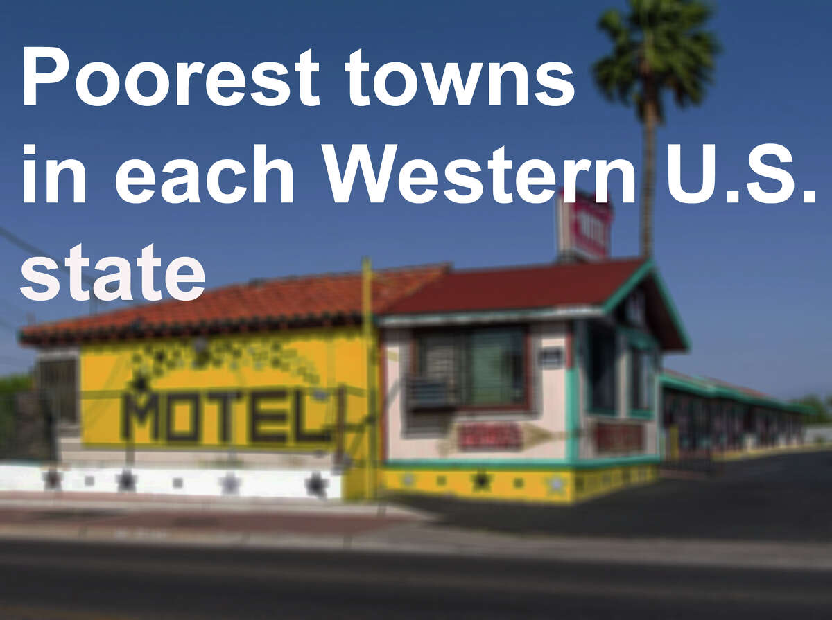What's the poorest town in your state? What's the town poverty rate? Click through to see the town in each Western U.S. state that has the lowest town median household income.