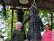 Livingston, Texas mayor, Judy B. Cochran, killed a 12-foot, 580-pound alligator Sunday, Sept. 16, 2018. It was in the same pond where her 5-year-old grandson hunted a beast in 2009.