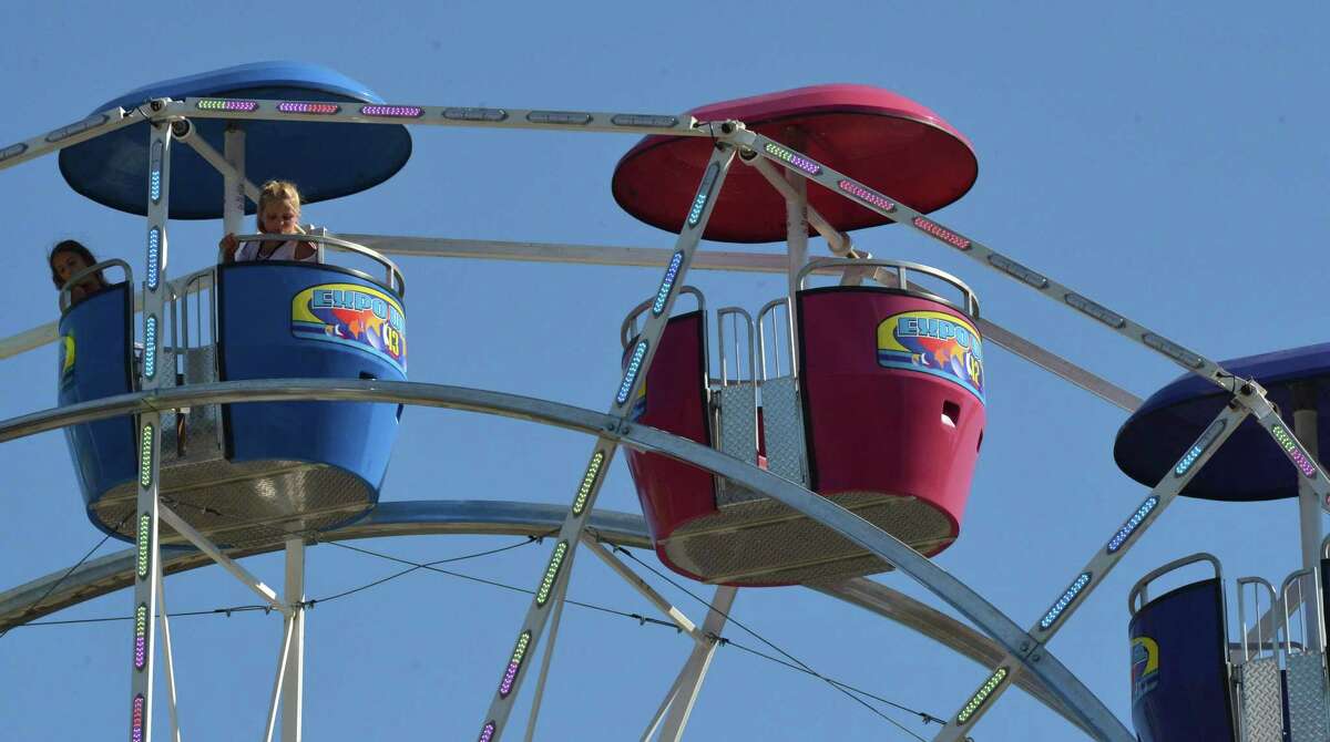 Rides games and food at the Wilton Rotary Club annual family carnival on Sunday September 16, 2018 in Wilton Conn. The event is a fundraiser that benefits the Wilton Rotary Club's community improvement projects both locally and internationally.