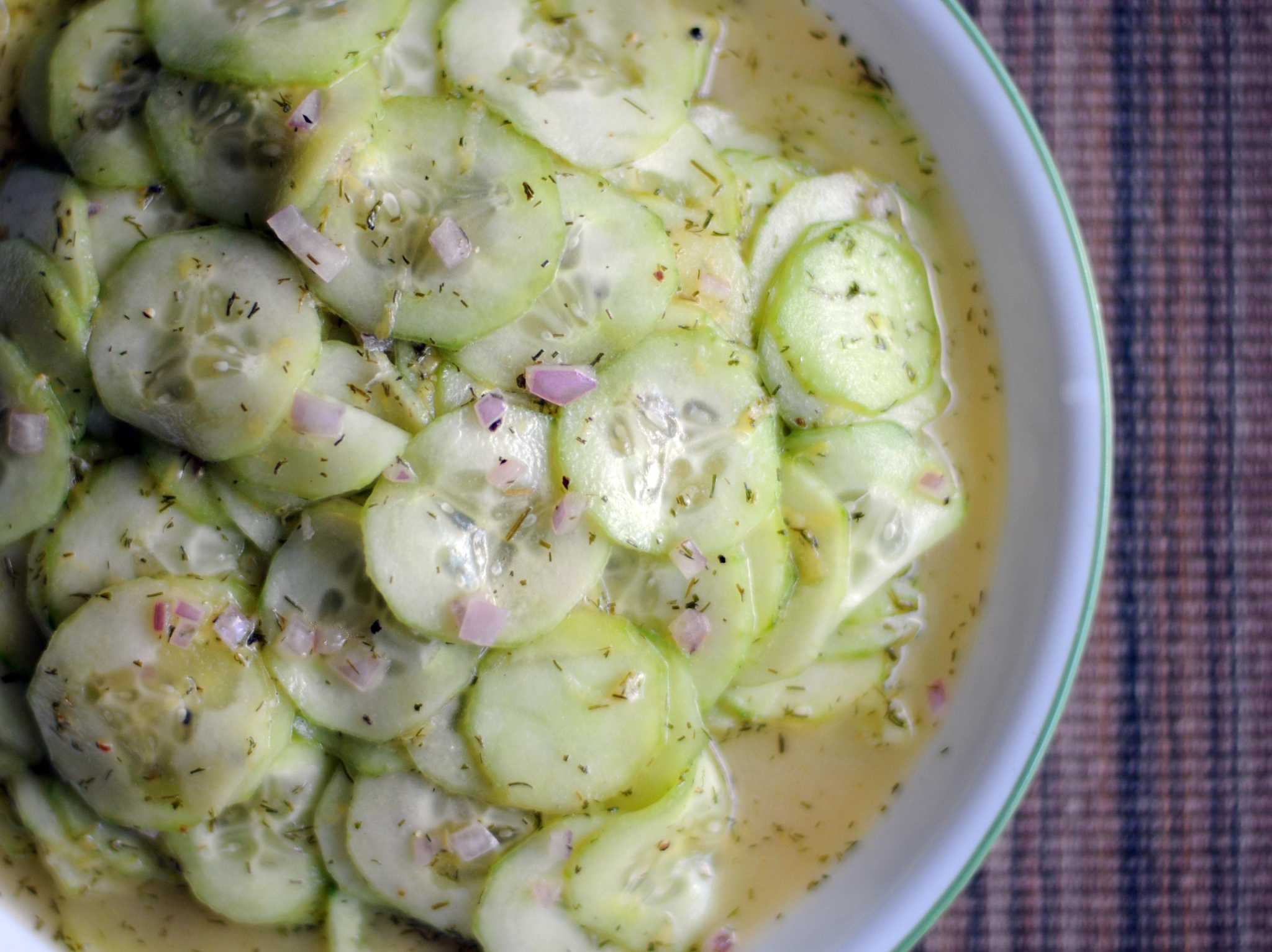 Recipe Cucumber Salad with IPA Vinaigrette
