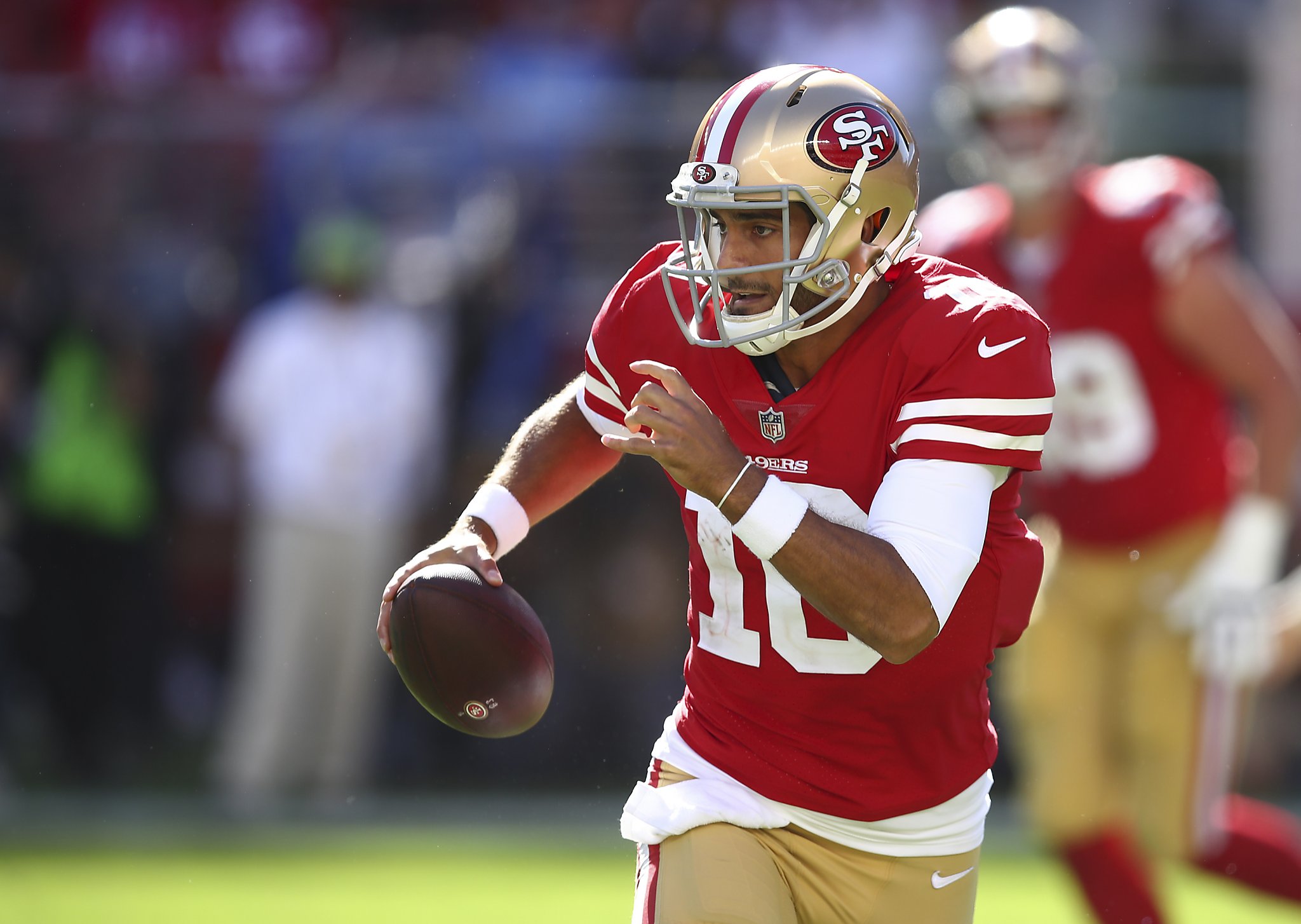 49ers' Jimmy Garoppolo on a possible game vs. Tom Brady: When a