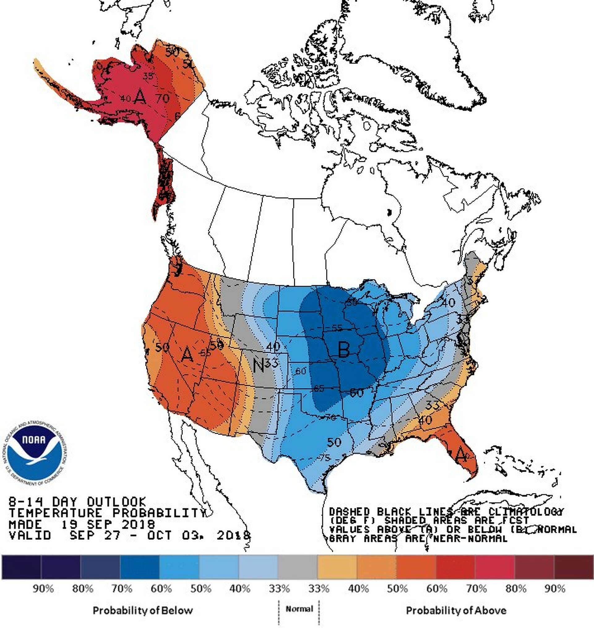 Fall front may bring temperatures down to 60s in San Antonio next week