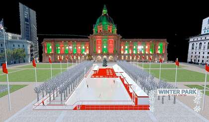 Sf Will Open Winter Themed Park Ice Rink At Civic Center In