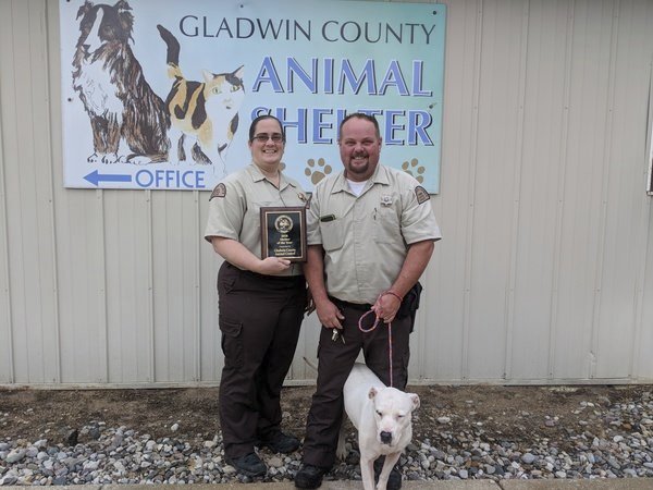 Gladwin County Animal Shelter earns top state honor