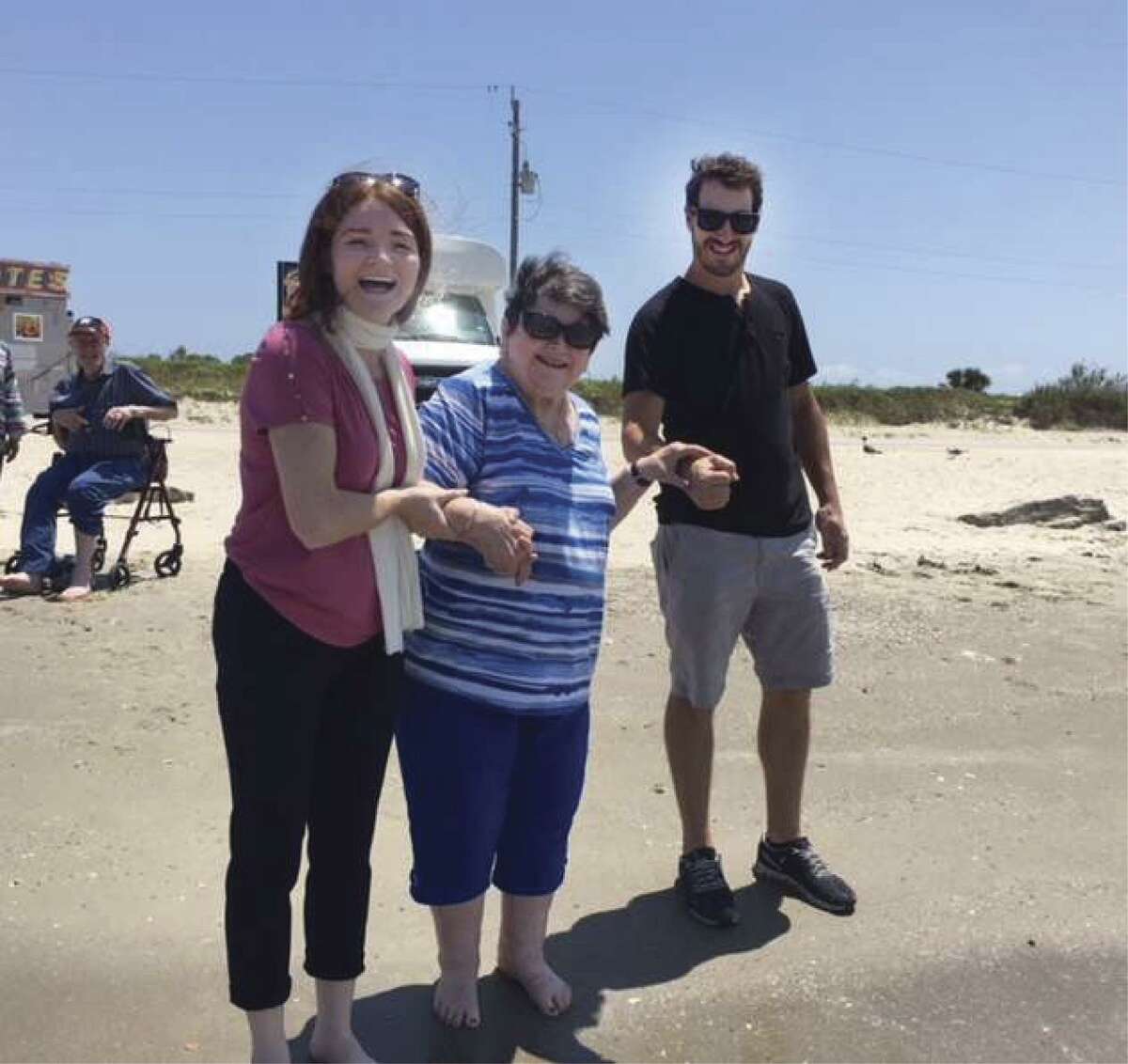 Treemont residents enjoyed a trip to Galveston, including a visit to the beach.