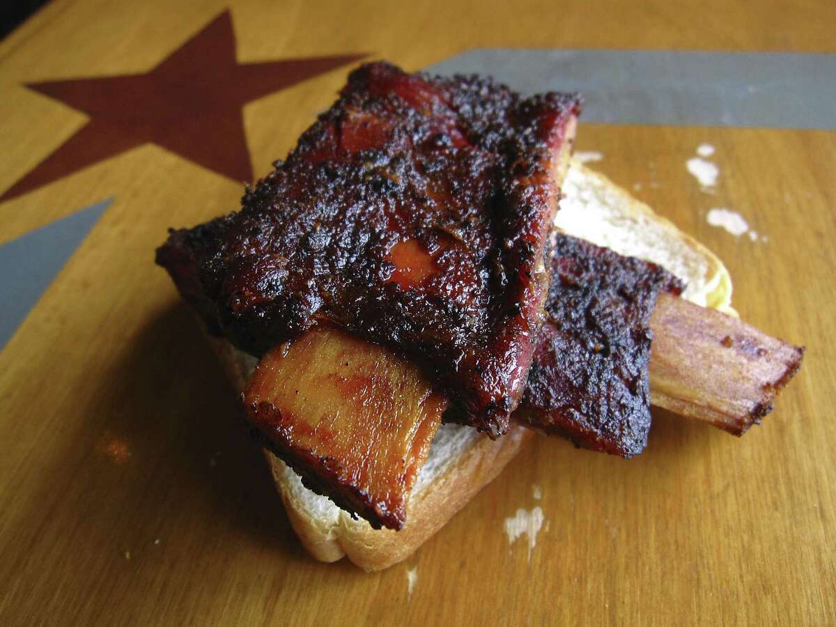 Barbecue Station: The beef ribs. 1610 NE Loop 410, 210-824-9191, barbecuestation.com