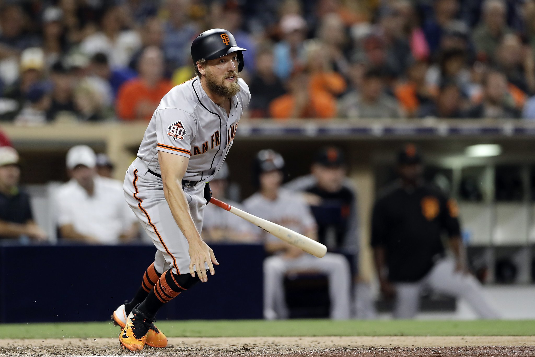 Former San Francisco Giants outfielder Hunter Pence powers Team