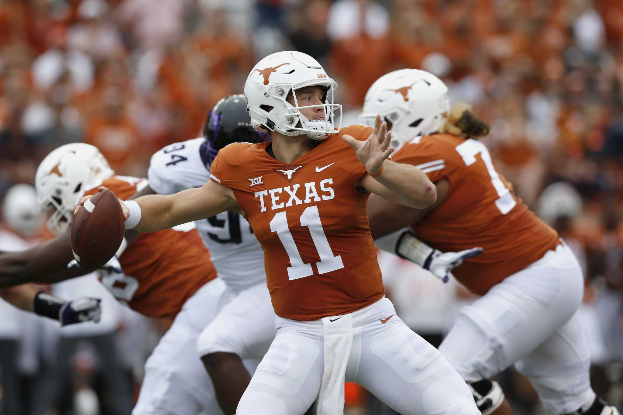 Sam Ehlinger showing more patience