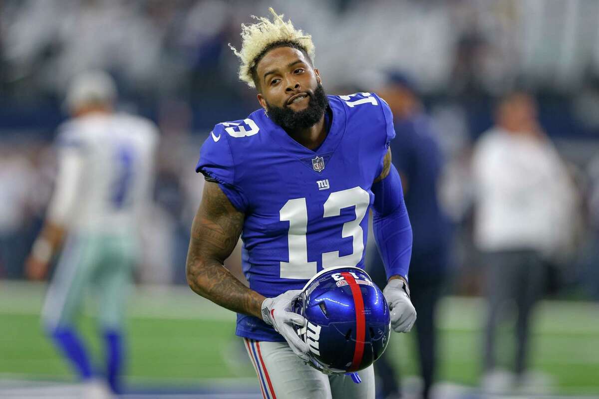 New York Giants wide receiver Odell Beckham Jr plays down play-off