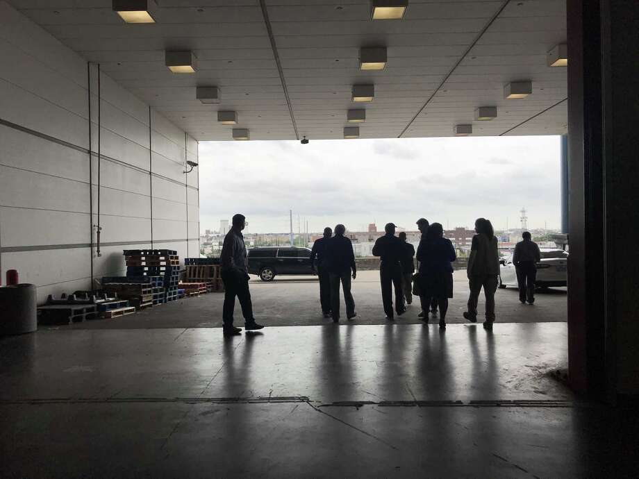 Mayor Sylvester Turner visited the George R. Brown Convention Center on Saturday afternoon, where volunteers were collecting donations to send to victims of Hurricane Florence. Photo: Emily Foxhall / Emily Foxhall / Houston Chronicle