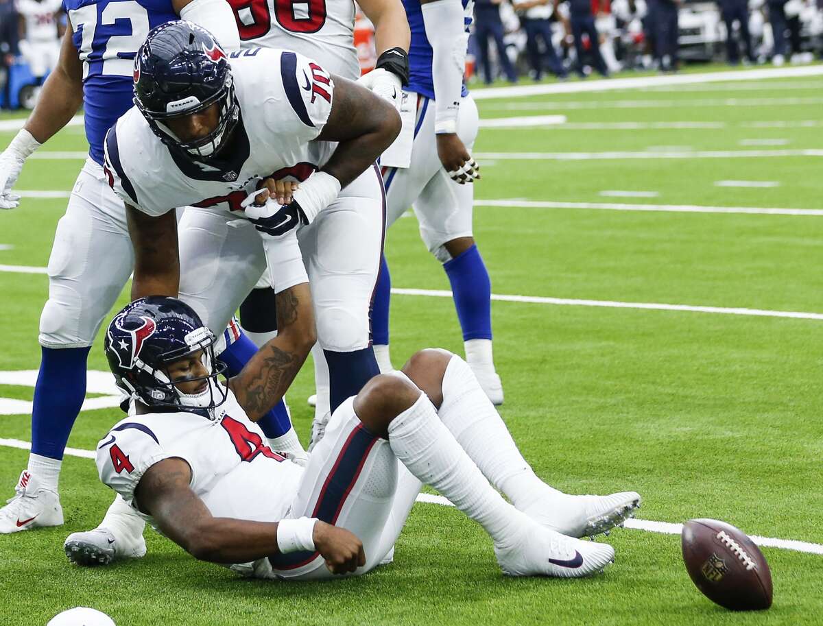 Texans QB Deshaun Watson stands behind struggling Julién ...