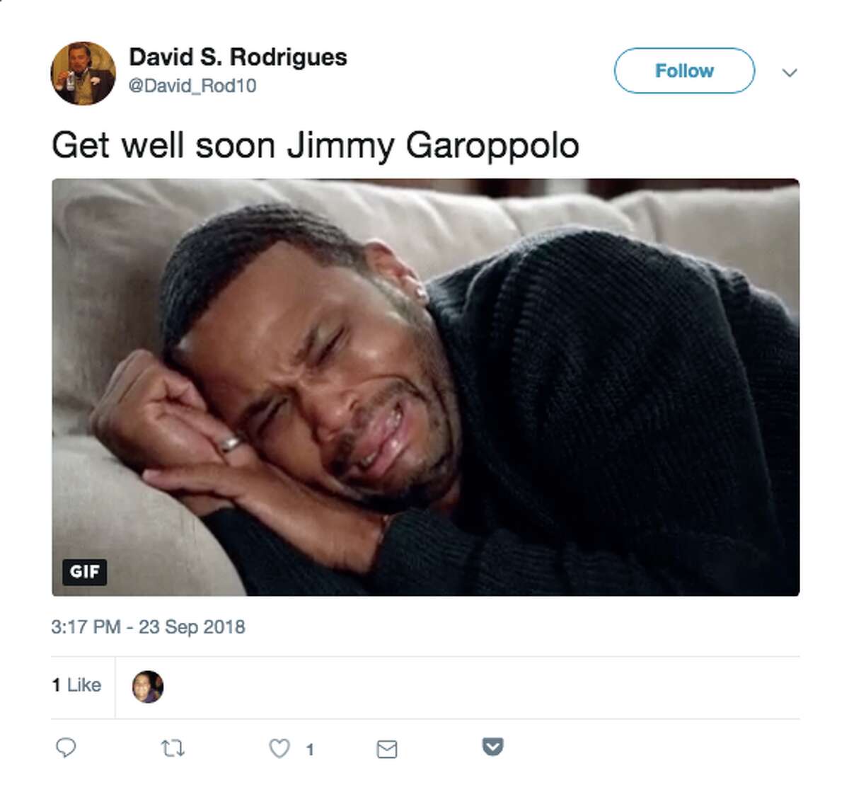 Niners fans drown their Jimmy G sorrows in online memes