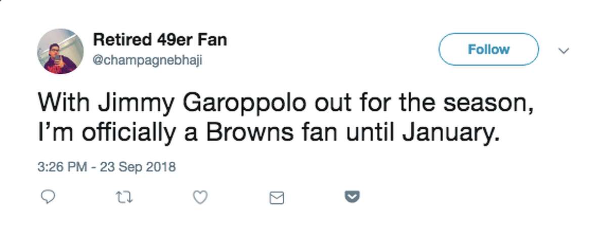 Niners fans drown their Jimmy G sorrows in online memes