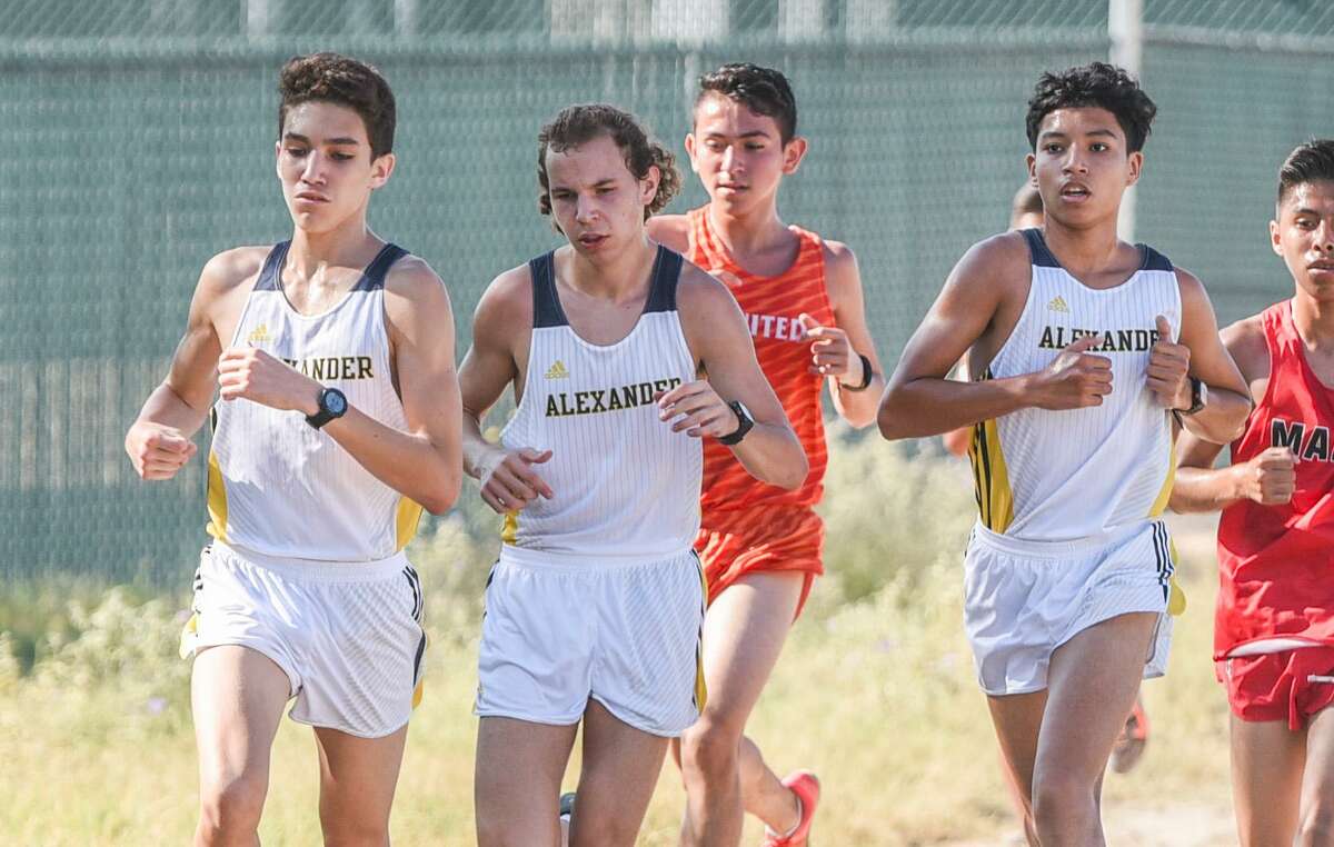 Alexander High School Boys Cross Country team participates in the TAMIU Cross Country Invitational on Saturday, Sept. 1, 2018 at TAMIU.