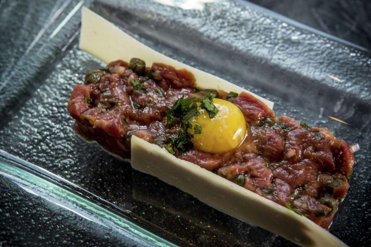Lamb tartare at Lucienne
