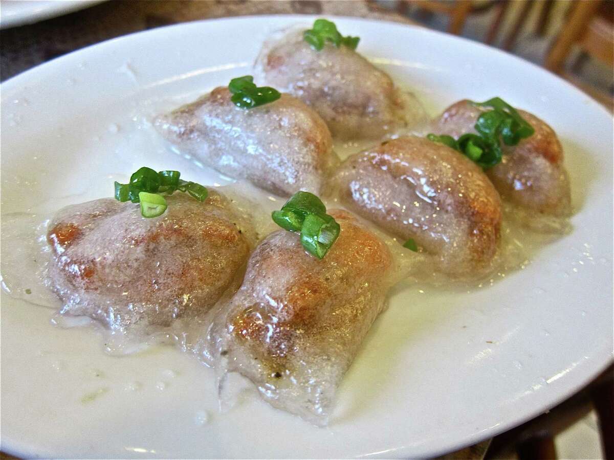 Pork and shrimp crystal dumplings at Nam Giao