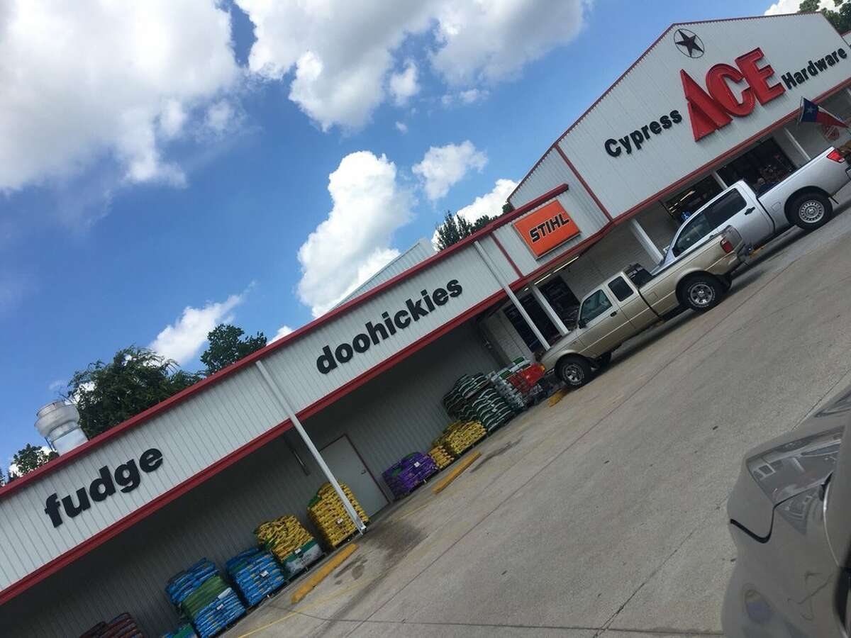 Cypress-area residents are getting a kick out of this Ace hardware store's doohickies sign after a photo of the sign was shared to a popular Facebook page.