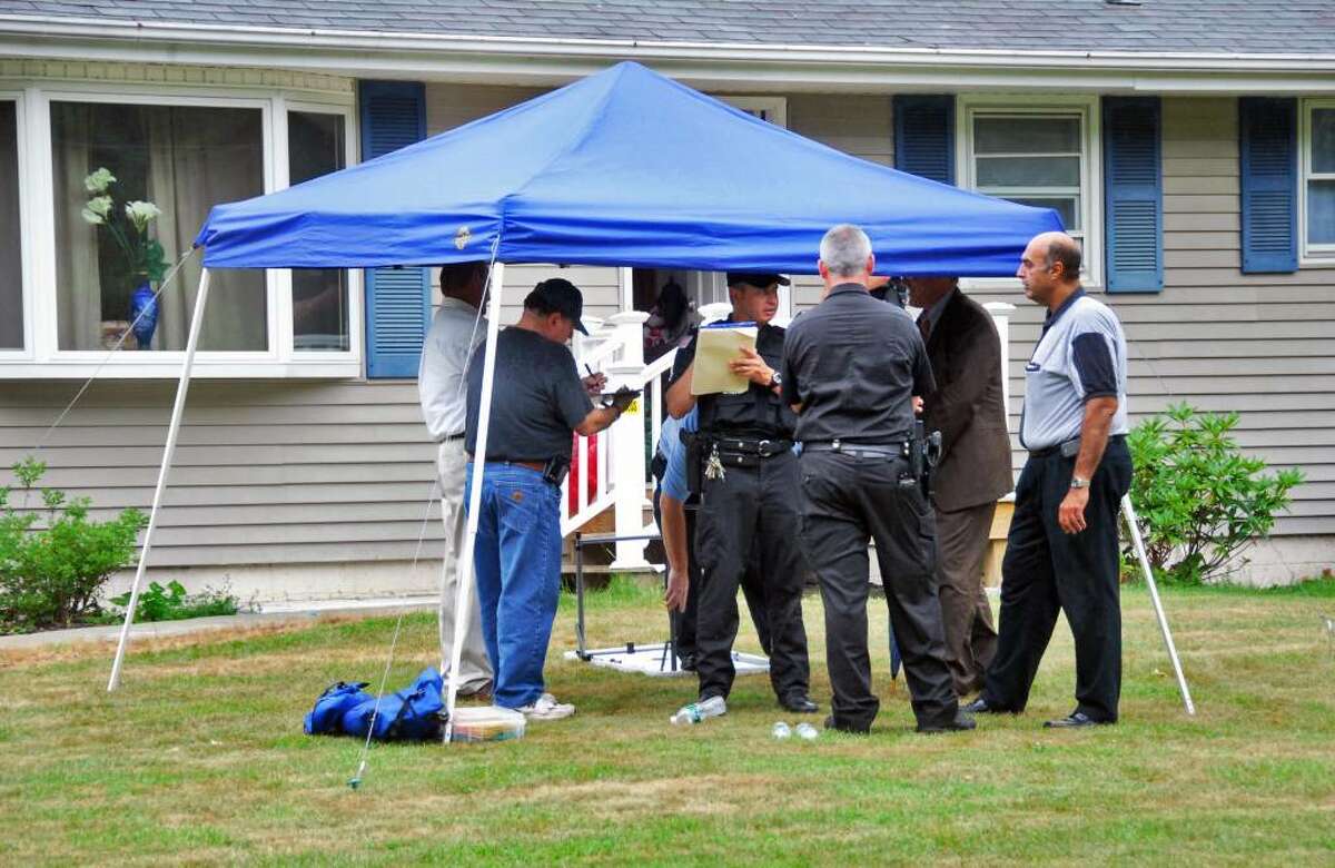 From nowhere, gunfire