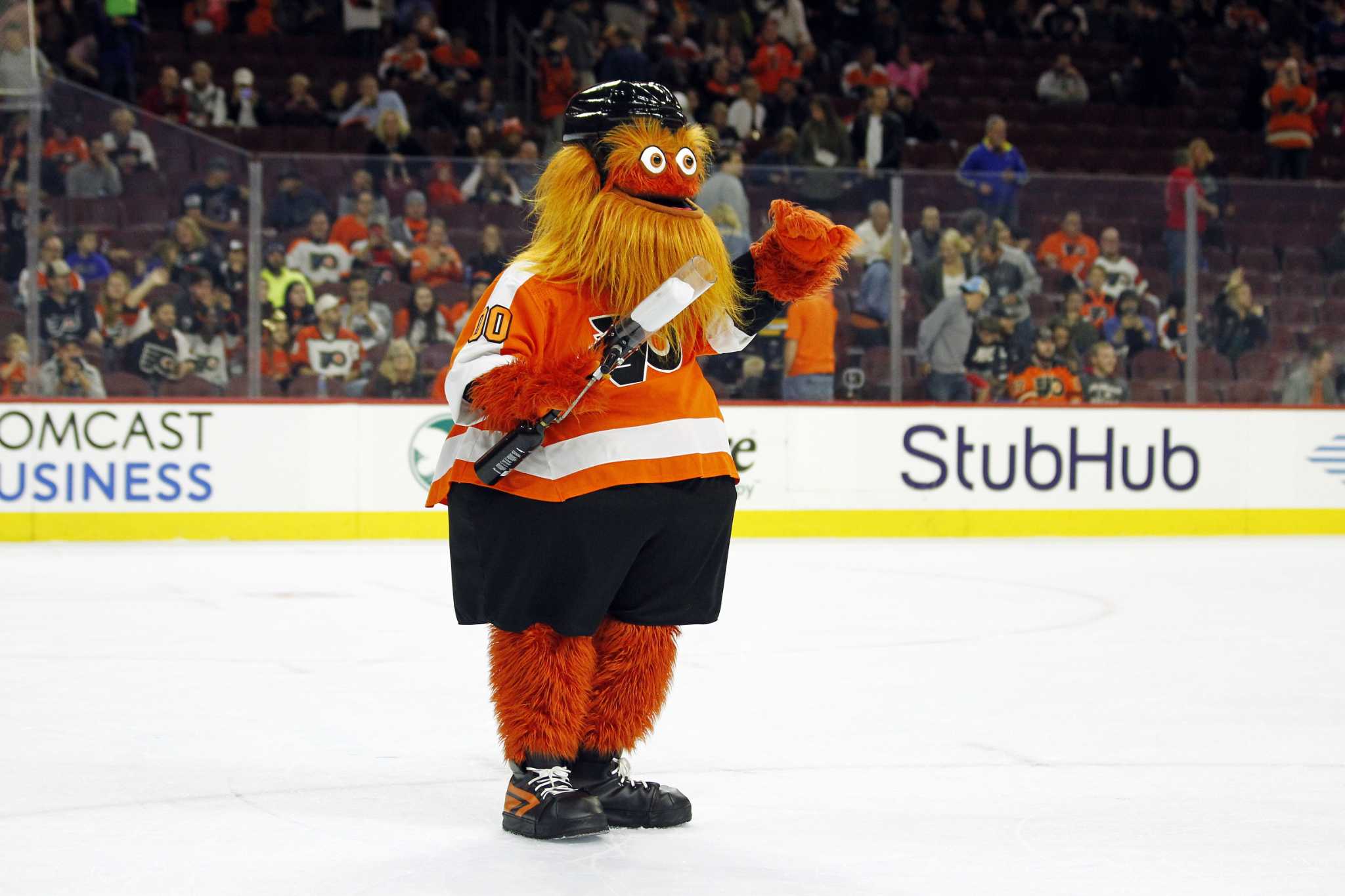 Odd-looking hockey mascot triggers flood of comments