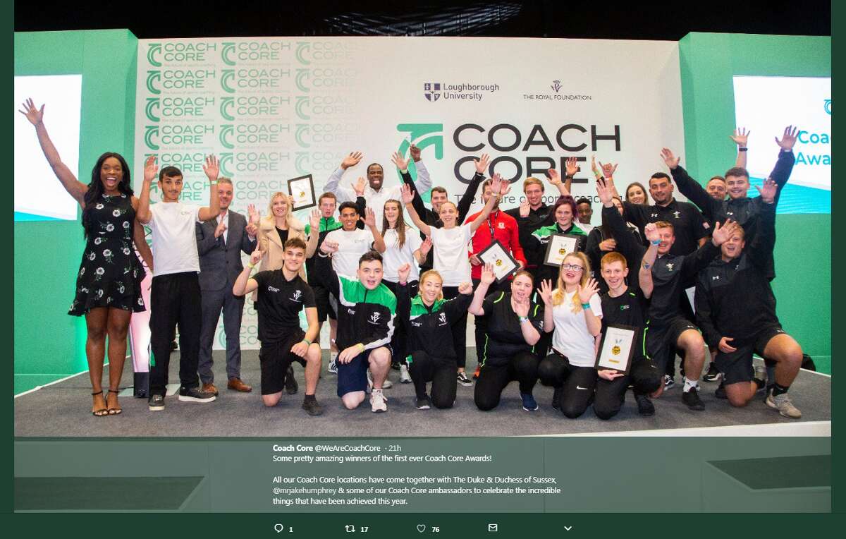 @WeAreCoachCore: "Some pretty amazing winners of the first ever Coach Core Awards!"